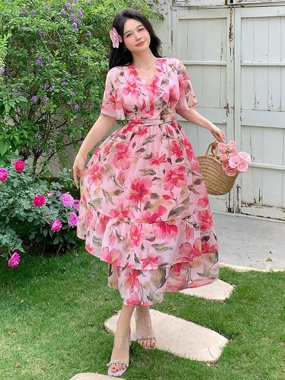 FABNEX One Piece Long Maxi Dresses for Women